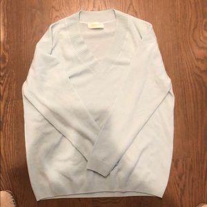 Zimmermann v neck sweater unique blue